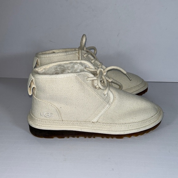UGG Neumel Natural Canvas Boots - Picture 3 of 15